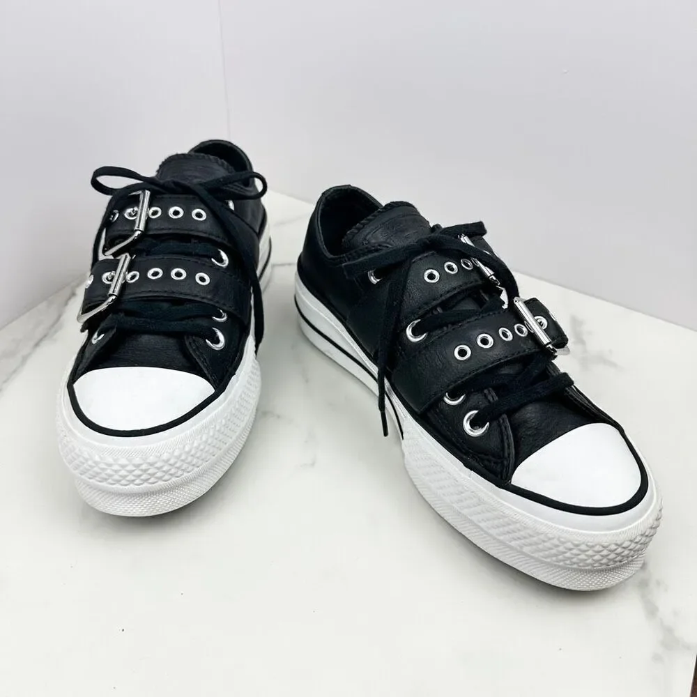 Converse Chuck Taylor All Star x CTAS Lift Buckle x Ox Leather Platform x Women’ - Picture 2 of 7